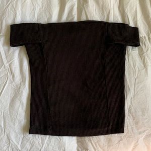 Black Off The Shoulder Top
